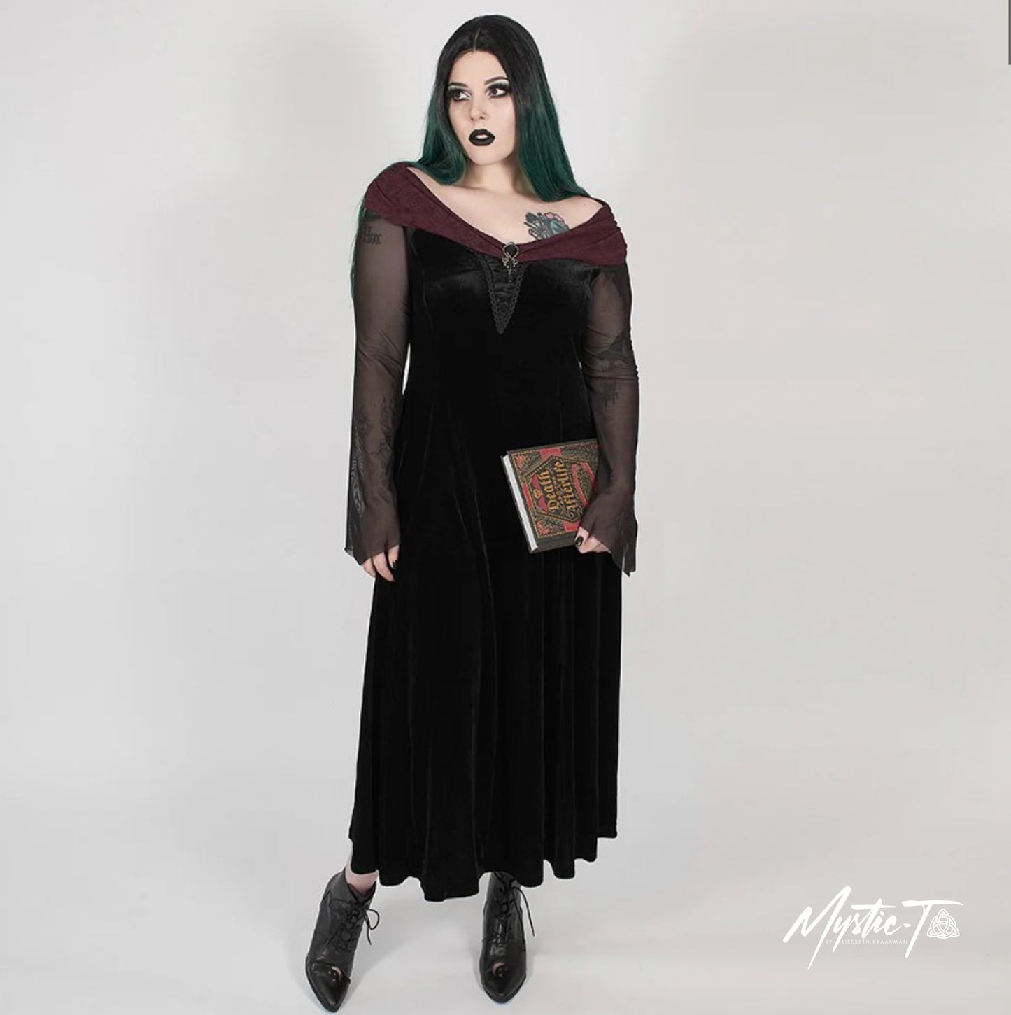 Punk Rave Kleid Haunted Grimoire