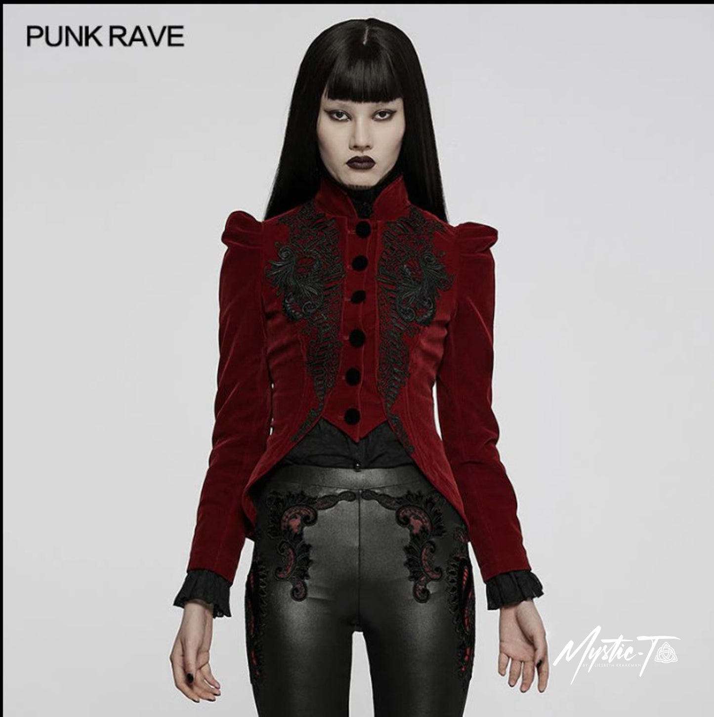 Punk Rave Jacke Pending the Moonlight Rot