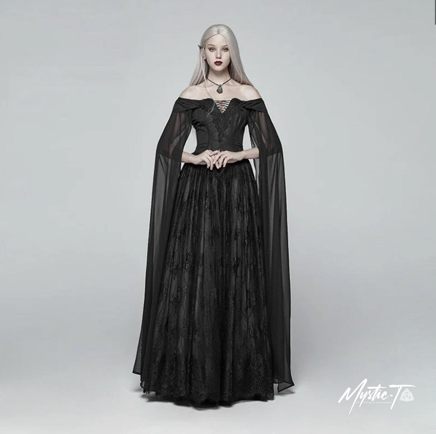 Punk Rave Kleid Wings of Wilvarin