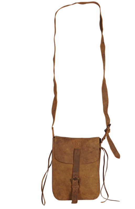 Gürteltasche aus Wildleder für Mittelalter Gewandung