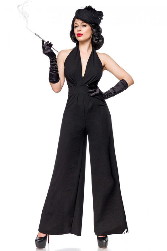 Neckholder Overall in Schwarz