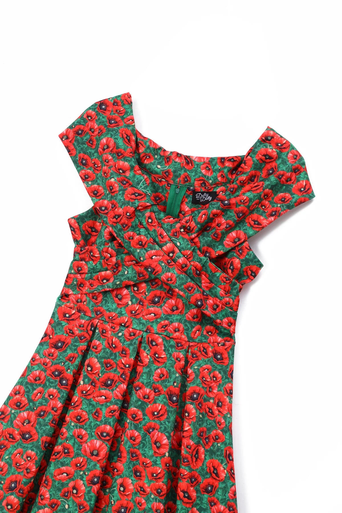 Beverly Off-Shoulder Swing Dress – Red Poppy Romantik pur