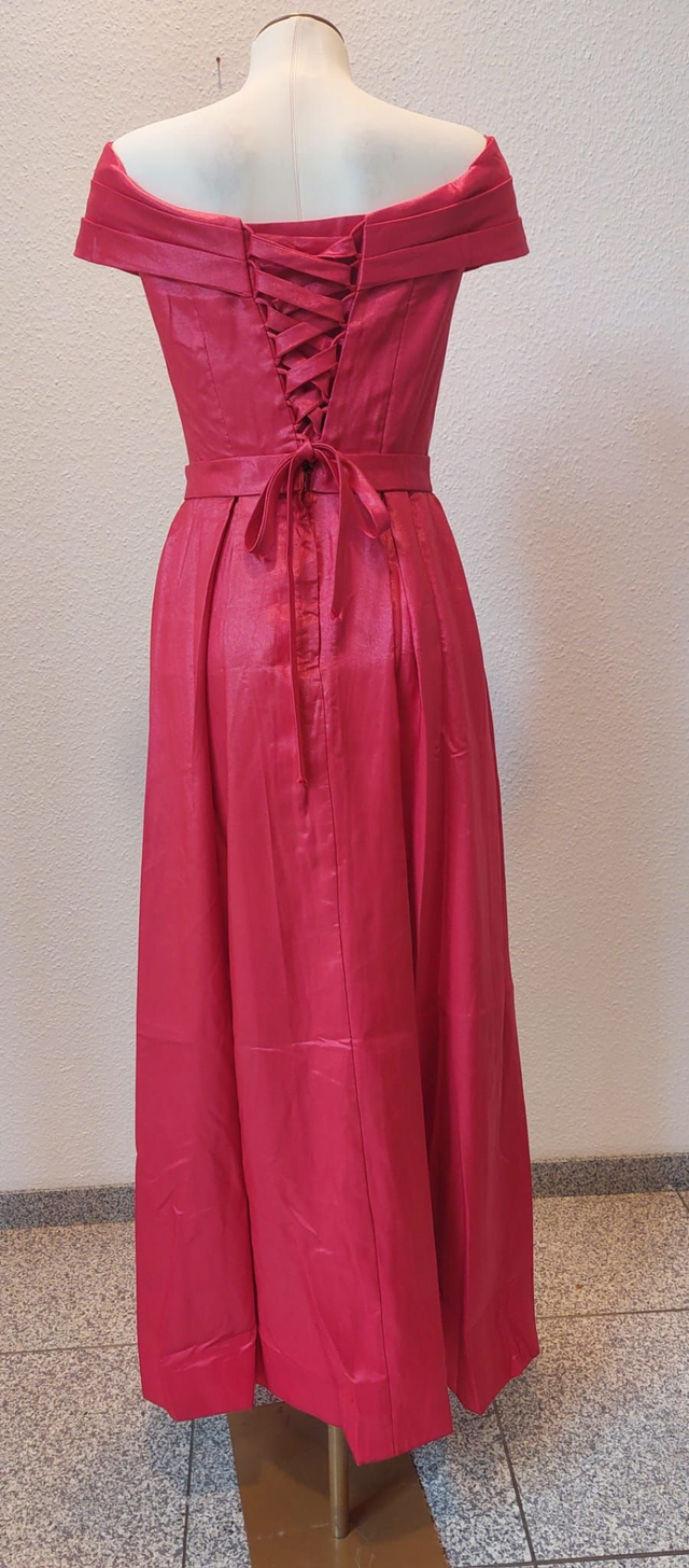 Abendkleid Rot Off-Shoulder-Stil