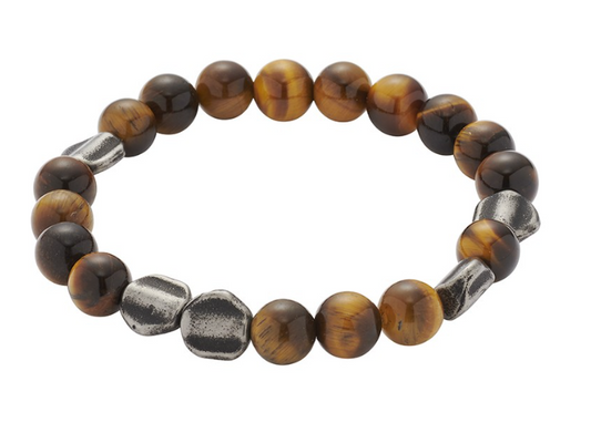 Flexibles Armband mit Edelstahlelementen