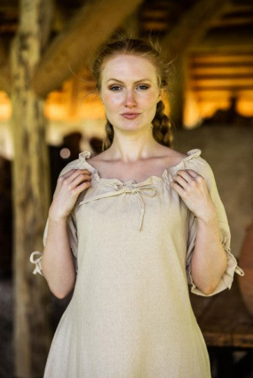 Kürzarmkleid, Hanf