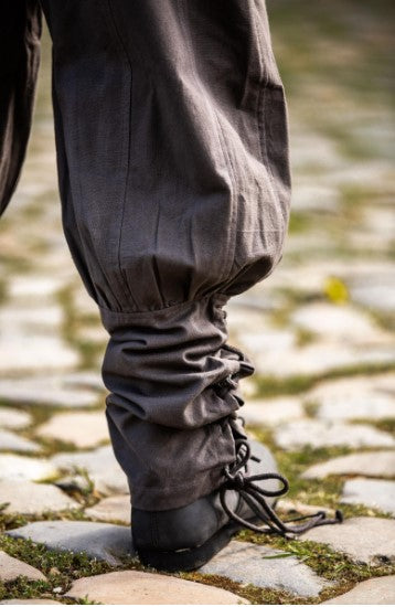 Mittelalter Hose Tiago mit Beinschnürung, braun