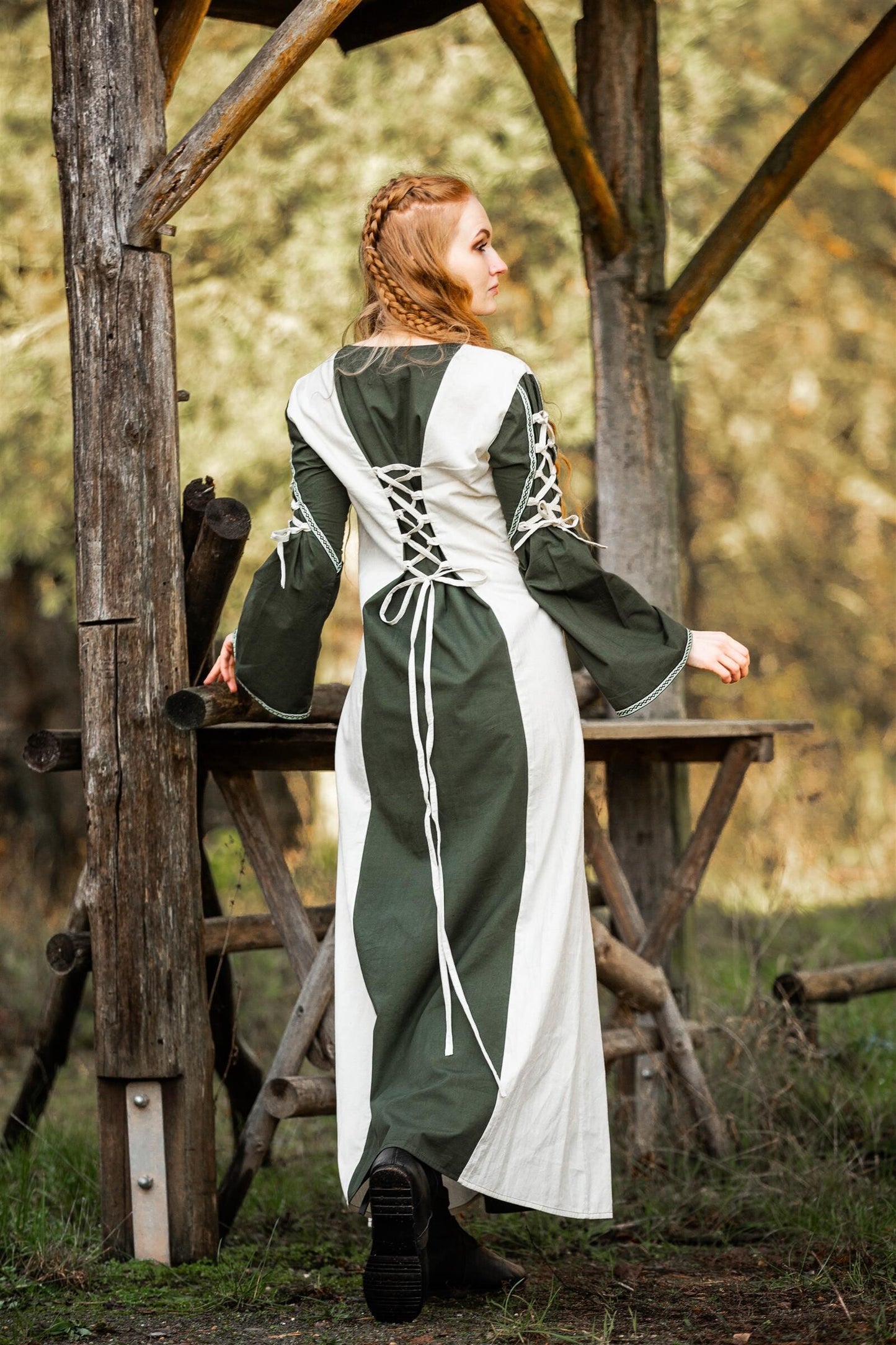 Mittelalter Kleid Amalia Grün