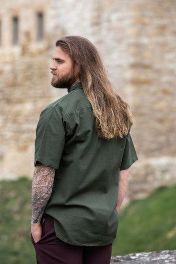 Mittelalter kürzarmhemd, Grün