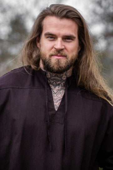 Mittelalterhemd, Braun