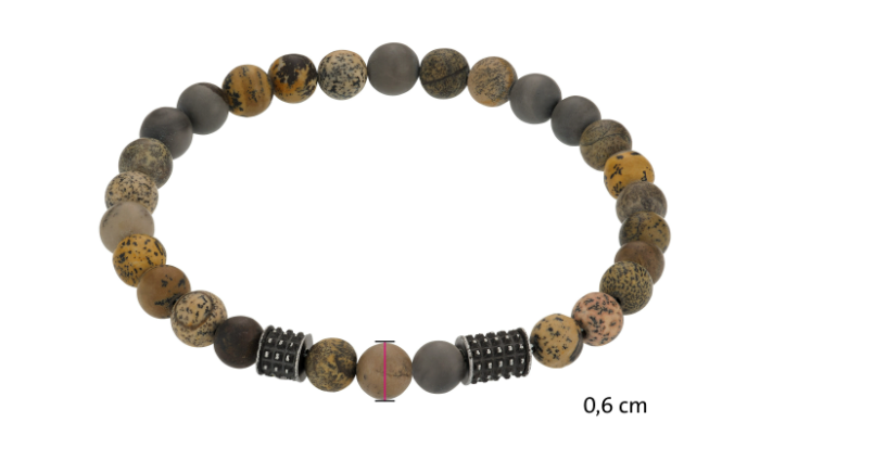 Edelsteinarmband aus Jaspis