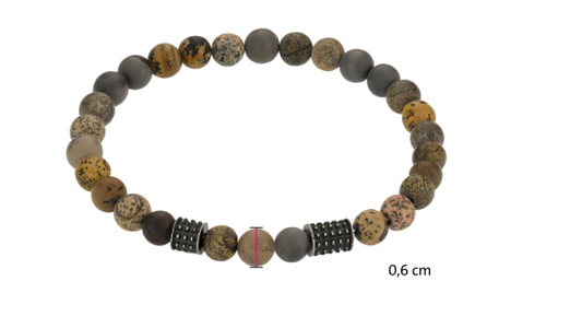 Edelsteinarmband aus Jaspis