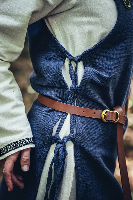 Überkleid Schürze Blau