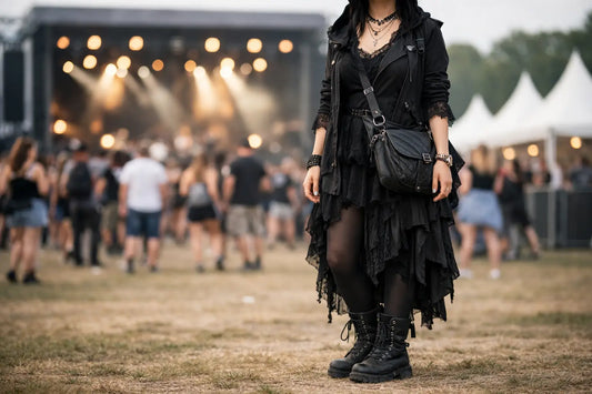 Gothic Outfit fürs Festival mit Stil und Komfort