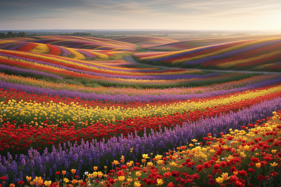 🌷 Ein Blütenmeer voller Magie – der neue Garten von Mystic-T in Heede!