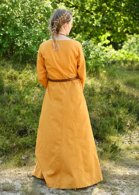 Leichtes Wikingerkleid Mittelalterkleid Gelb Milla