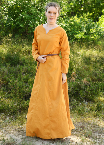Leichtes Wikingerkleid Mittelalterkleid Gelb Milla