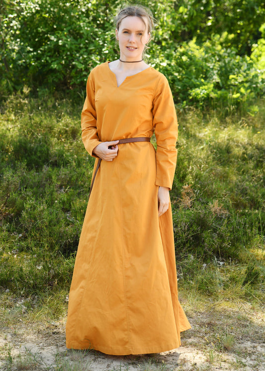 Leichtes Wikingerkleid Mittelalterkleid Gelb Milla