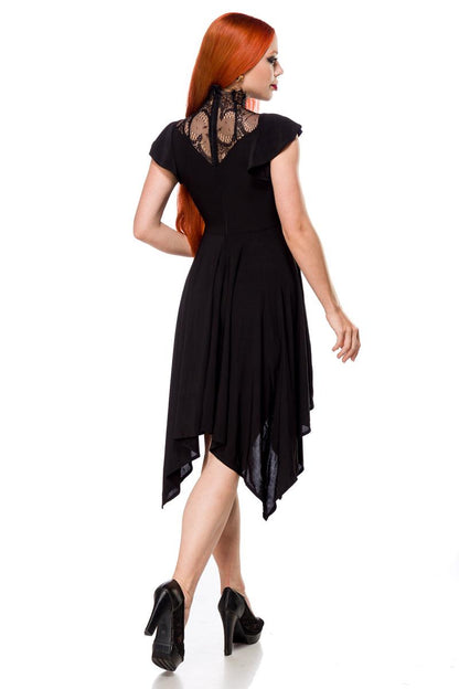 Elegantes Kleid mit Spitzeneinsatz – Femininer Stil mit modernem Twist