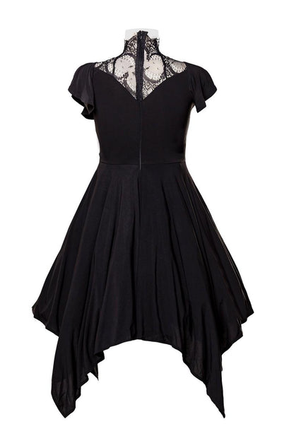 Elegantes Kleid mit Spitzeneinsatz – Femininer Stil mit modernem Twist