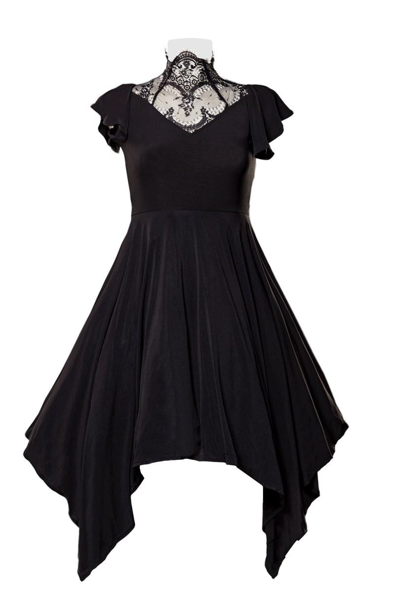 Kleid mit Spitzeneinsatz