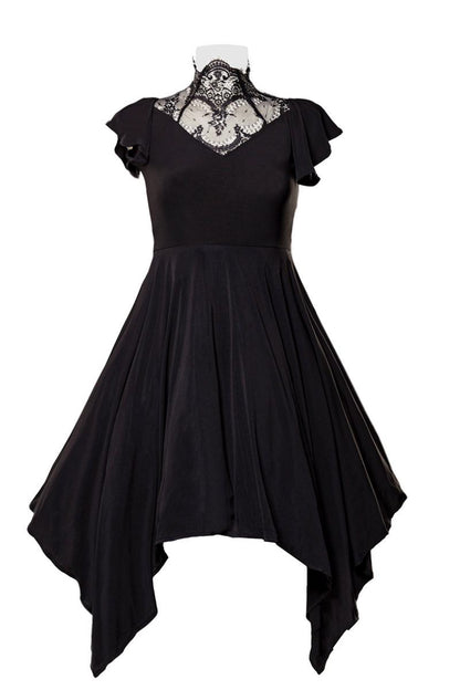 Kleid mit Spitzeneinsatz