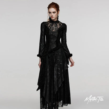 Punk Rave Kleid Eidolic Schwarz
