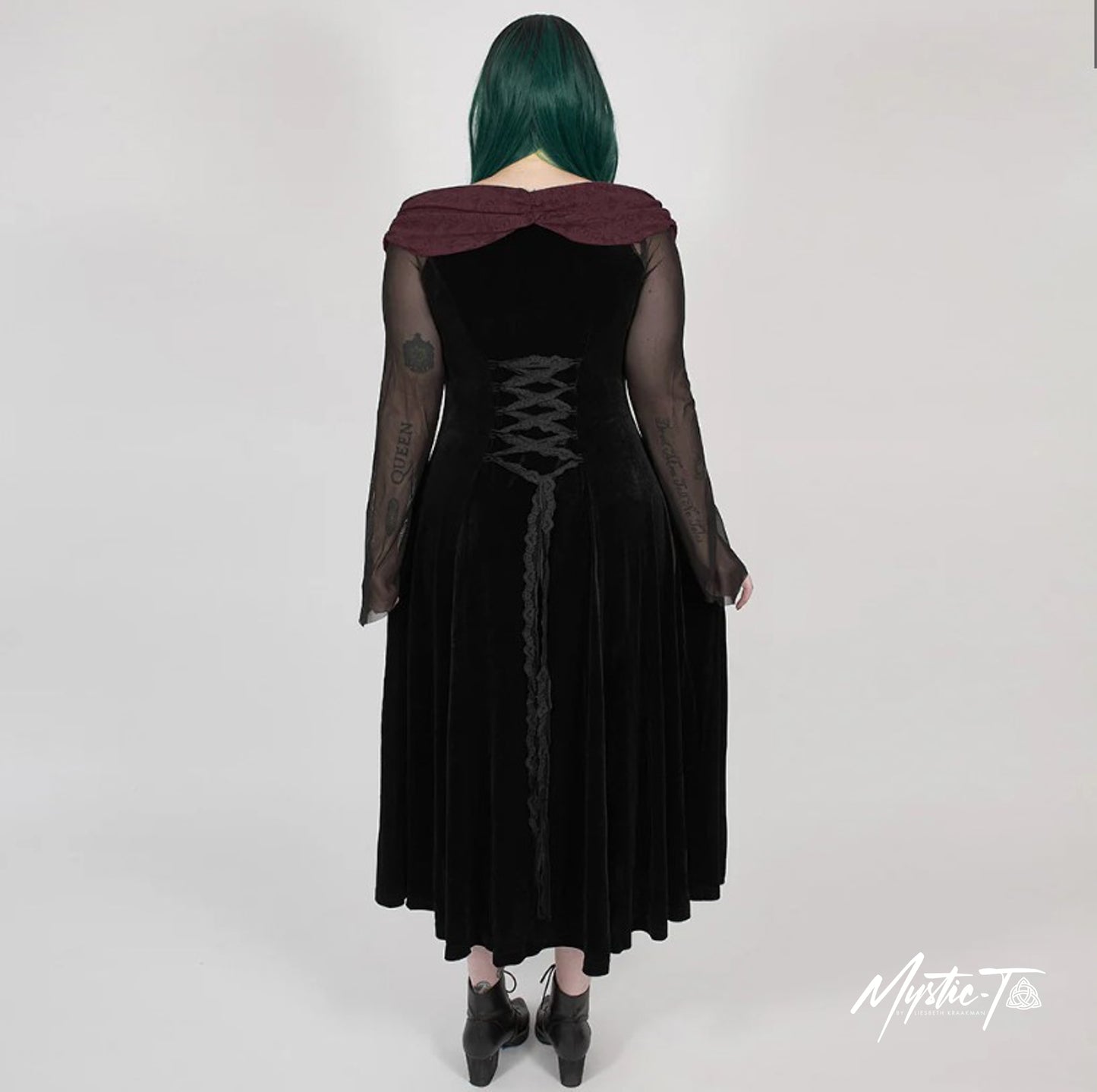 Punk Rave Kleid Haunted Grimoire
