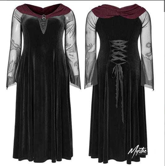 Punk Rave Kleid Haunted Grimoire