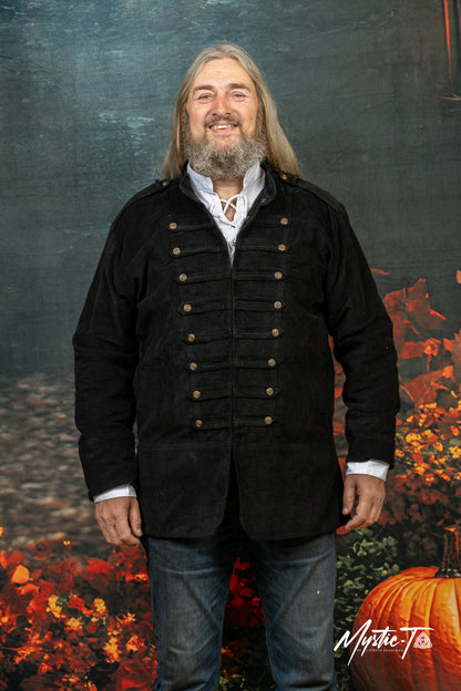 Mittelalter Uniformjacke Schwarz – Klassisch. Edel. Ausdrucksstark