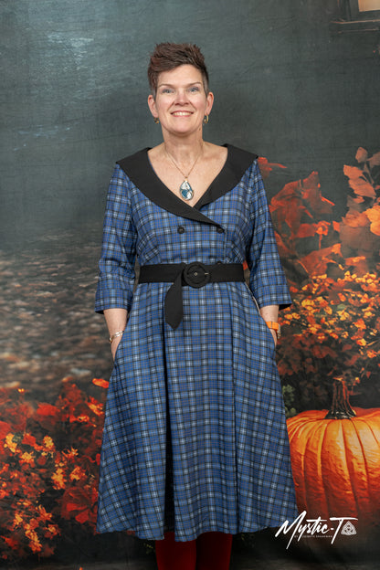 Tartan Swing Dress Timeless, Größe 40