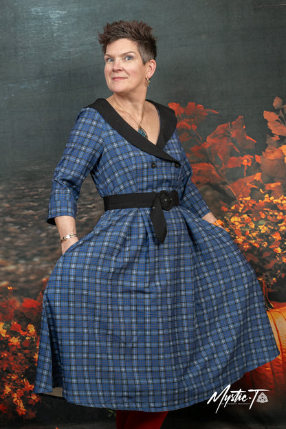 Tartan Swing Dress Timeless, Größe 40