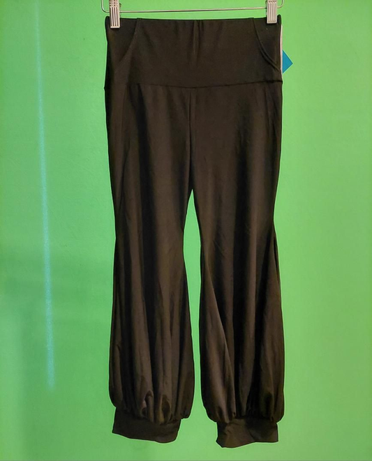 Piratenhose 3/4 Schwarz  Kniebundhose