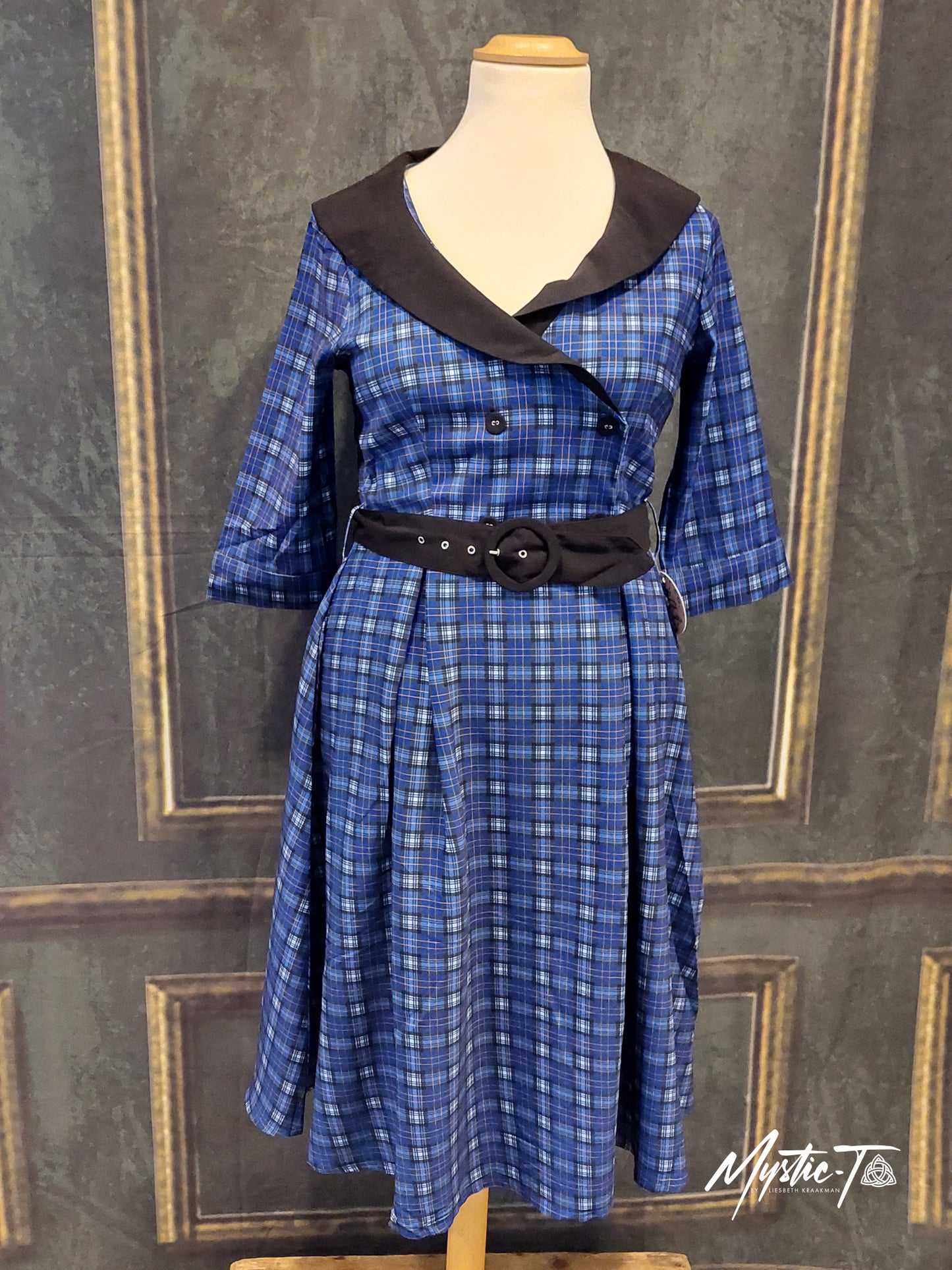 Tartan Swing Dress Timeless