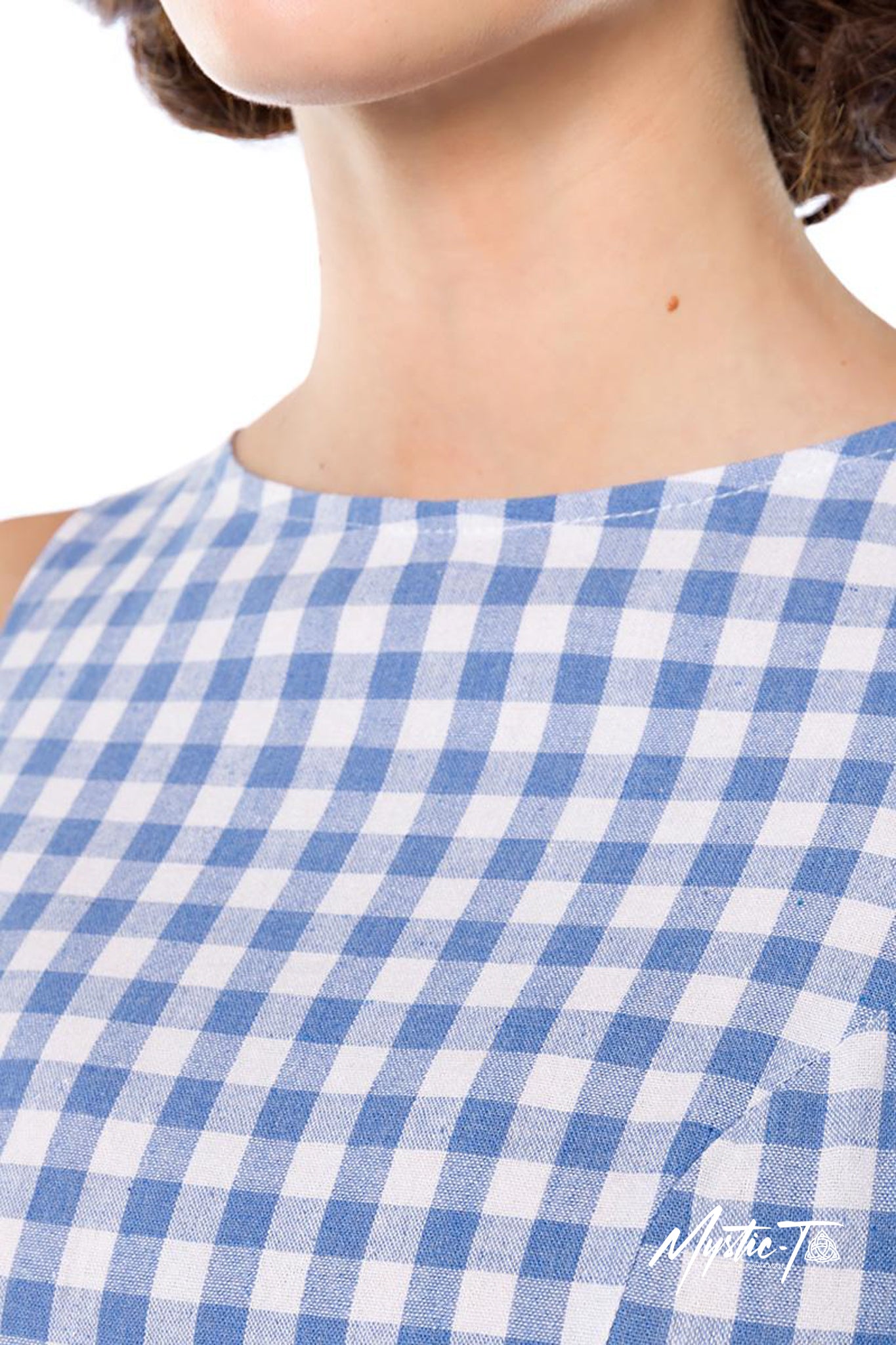 Karokleid blau