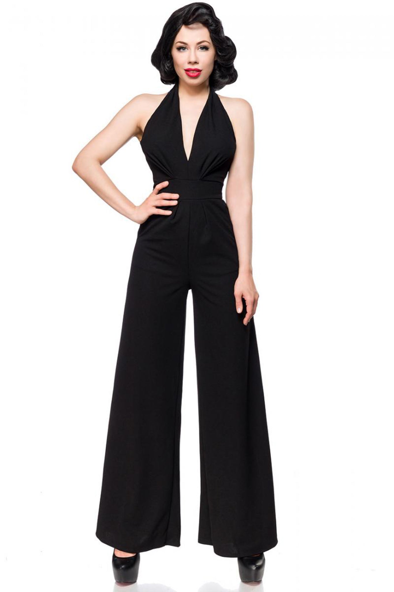 Neckholder Overall in Schwarz