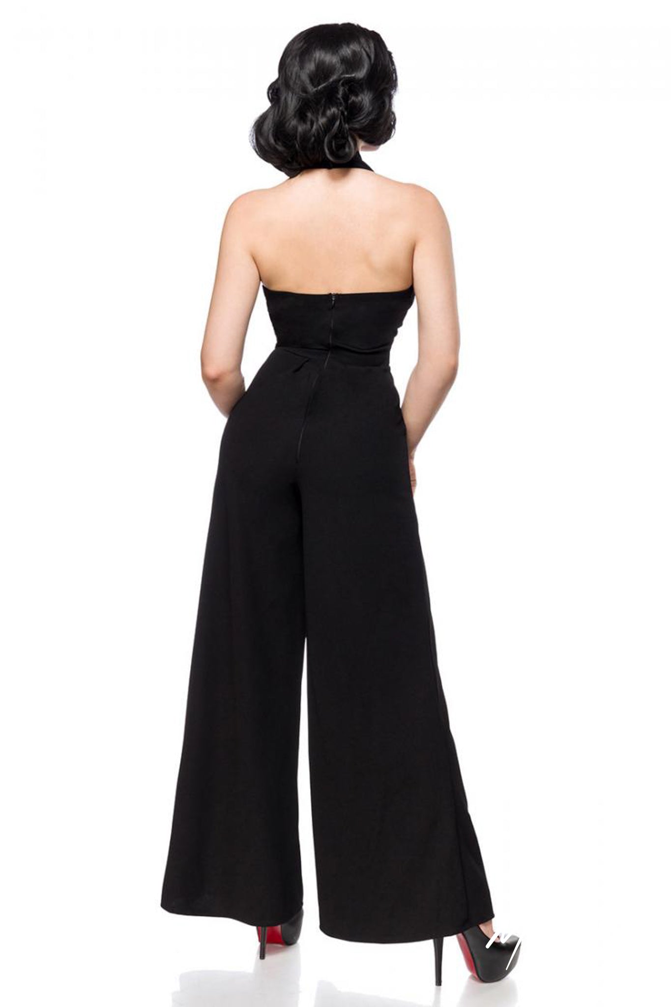 Neckholder Overall in Schwarz