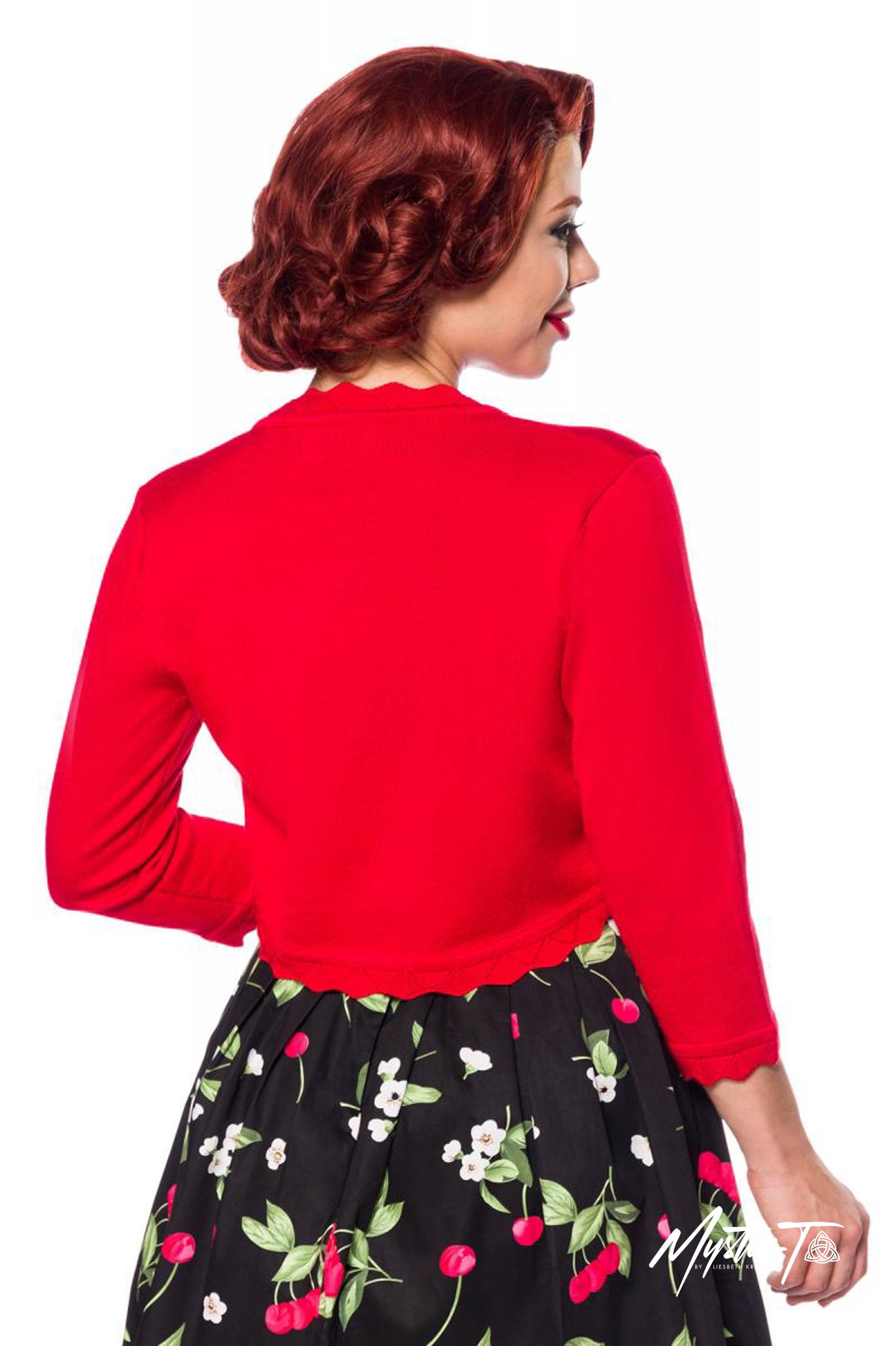 Basic Strickjacke mit langen Ärmeln – Stilvolle Vielseitigkeit Rot