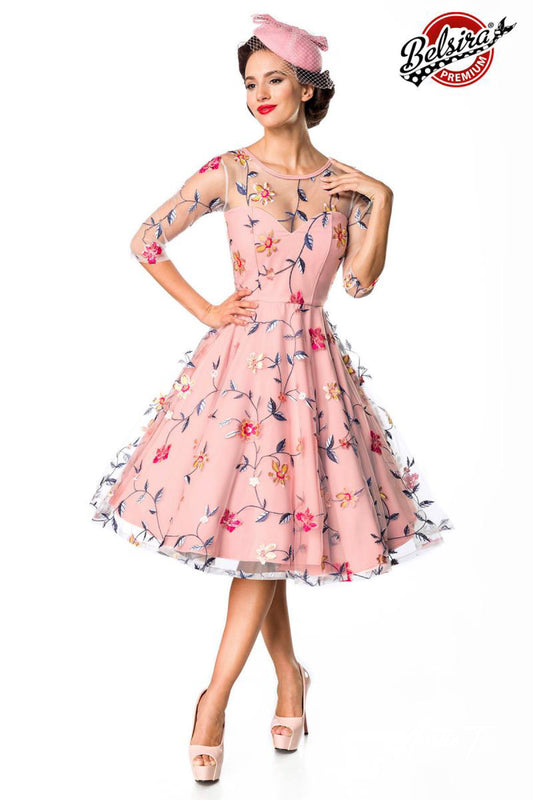 Belsira Premium Blumenkleid nur noch in M & 2XL