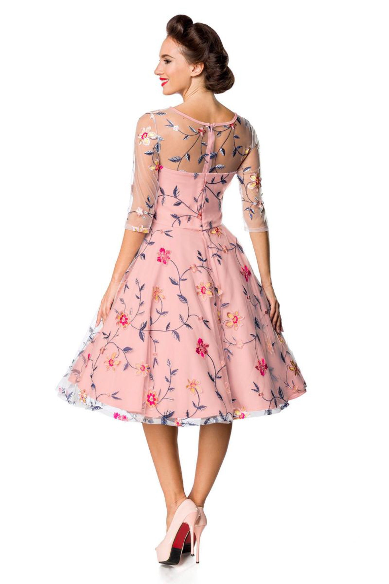 Belsira Premium Blumenkleid nur noch in M & 2XL