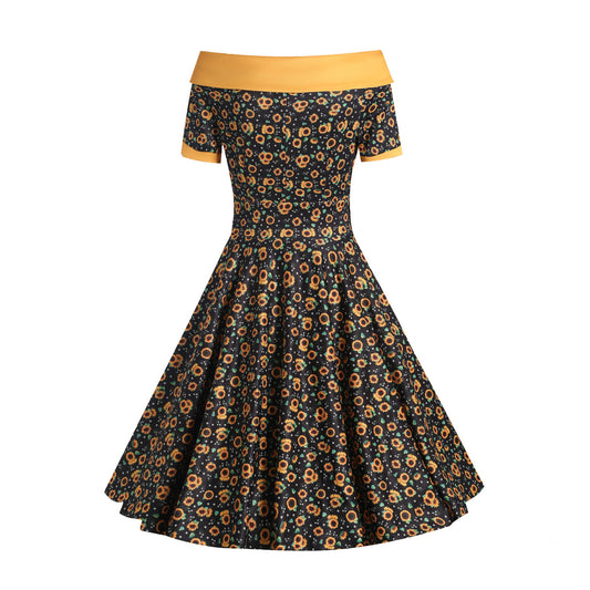 Darlene Swing Dress Sunflower