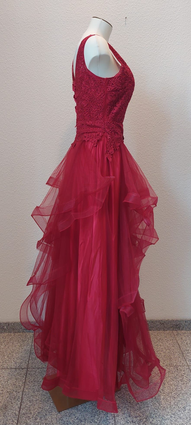 Abendkleid Rot mit Tül