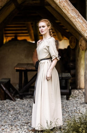 Kürzarmkleid, Hanf