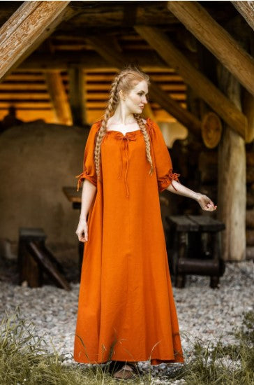 Kürzarmkleid Rost