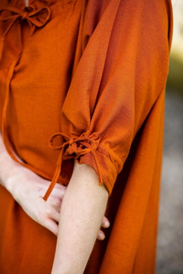 Kürzarmkleid Rost