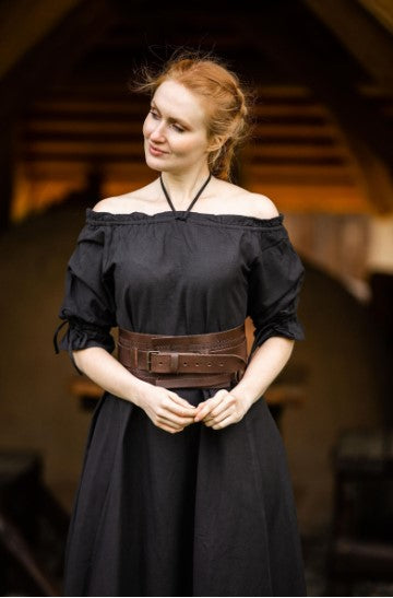 Kürzarmkleid Schwarz