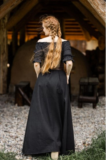 Kürzarmkleid Schwarz