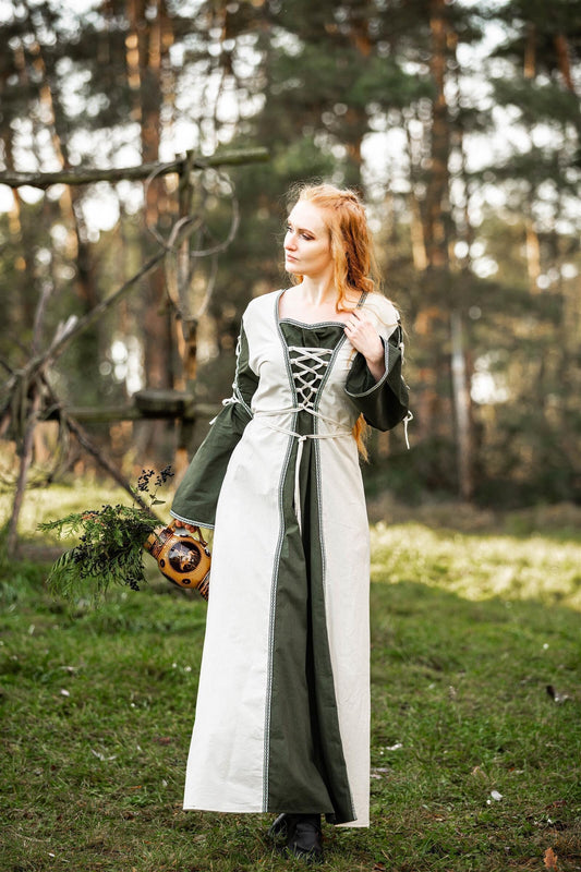 Mittelalter Kleid Amalia Grün