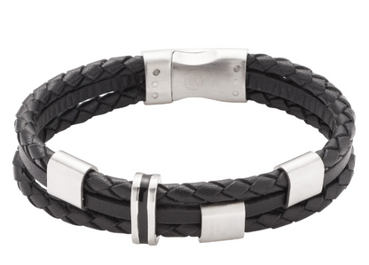 Markantes Armband mit Edelstahlelementen