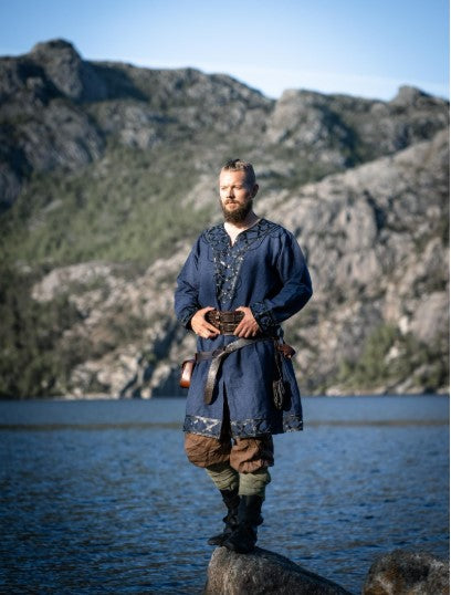 Wikinger Tunika Dunkelblau