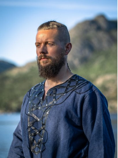 Wikinger Tunika Dunkelblau